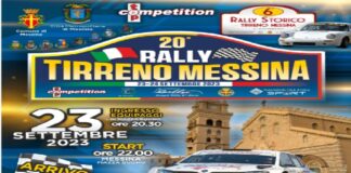 Dopo alcune edizioni lontano dalla città dello Stretto, tornerà a Messina il “Rally del Tirreno”, 20esima edizione della manifestazione automobilista organizzata da Top Competition, con il supporto della Delegazione ACI Sport Sicilia e dell’Automobile Club di Messina ed in partnership con la Città Metropolitana di Messina