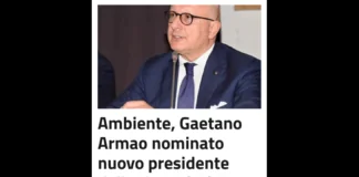 Gaetano Armao è il nuovo presidente della Commissione tecnica specialistica (Cts) per le autorizzazioni ambientali di competenza regionale