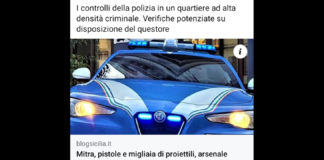 La polizia di Stato scopre in un condominio a Catania un arsenale di armi, tra cui pistole, mitra e cartucce