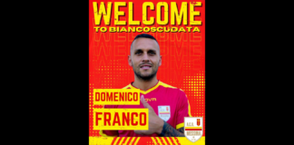 L’Acr Messina comunica che il centrocampista Domenico Franco ha firmato un contratto che lo legherà ai peloritani per i prossimi 2 anni