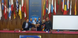 Presentata oggi a palazzo Zanca la traversata a nuoto dello Stretto di Messina organizzata per celebrare i 75 anni dell’Associazione Nazionale Atleti Olimpici e Azzurri d’Italia