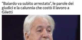 Salvatore Baiardo, l’ex gelataio di Omegna e amico dei bossi di Brancaccio, i fratelli Graviano, va arrestato e messo ai domiciliari