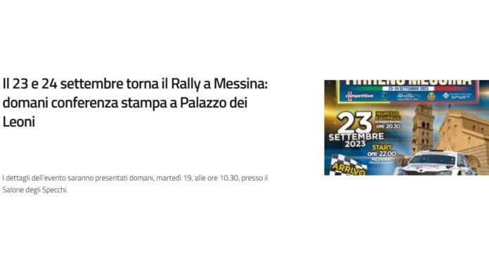 MESSINA RALLY