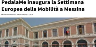 In occasione della Settimana Europea della Mobilità Sostenibile (16-22 settembre), l’Università di Messina si unisce in collaborazione con il Comune di Messina e l’Azienda di Trasporti ATM spa per organizzare un evento speciale chiamato PedalaMe