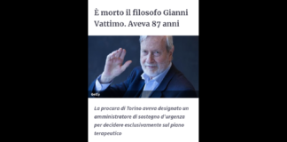Addio a Gianni Vattimo, il padre del “pensiero debole”