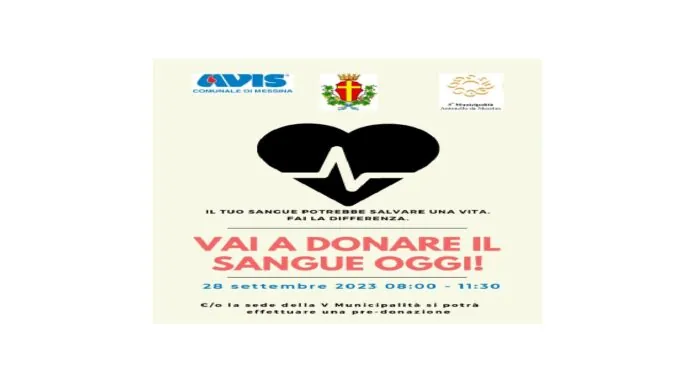 VAI A DONARE IL SANGUE OGGI