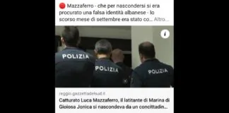 Il latitante Luca Mazzaferro trovato all’interno di un appartamento di Gravere (TO), in Val di Susa: Mazzaferro, 46enne di Marina di Gioiosa Jonica, è stato localizzato e tratto in arresto dalla Polizia di Stato ieri mattina