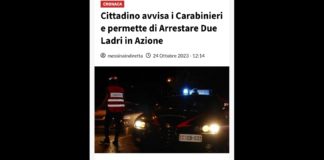 Il 22 ottobre 2023, nella tarda serata, i Carabinieri della Compagnia di Sant’Agata di Militello hanno effettuato l’arresto di due individui di nazionalità rumena, i quali sono stati identificati come i presunti autori di un furto aggravato e ricettazione in concorso