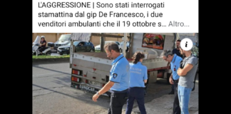 Nella mattinata di oggi 30 ottobre 2023, sono stati interrogati dal giudice per le indagini preliminari del Tribunale di Messina, Monia De Francesco, i due venditori ambulanti che il 19 ottobre scorso in via La Farina picchiarono selvaggiamente il comandante della Polizia Metropolitana e commissario vicario dei vigili Urbani… Giovanni Giardina