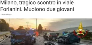 Grave incidente questa mattina, poco dopo le 5, in viale Forlanini a Milano, dove due giovani di 26 anni e 24 anni hanno perso la vita. Coinvolte tre autovetture e in tutto 12 persone