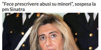 Inerzie e ritardi nelle definizione di inchieste su violenze e abusi sessuali, con minori vittime in alcuni vicende, che avrebbero provocato in più di un caso la prescrizione dei reati: è per questa ragione che la pm di Palermo Alessia Sinatra, al centro del caso Creazzo, è stata condannata dalla Sezione disciplinare del Csm (Consiglio superiore della magistratura) di Roma… alla sospensione dal servizio per sei mesi e il trasferimento al tribunale di Caltanissetta con funzioni di giudice civile