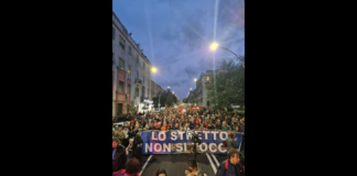 “Uno straordinario fiume di persone ha invaso la città di Messina per dire No al #Pontesullostretto, un’opera predatoria che sottrae 14,6 mld di € alle vere priorità che sono ferrovie, trasporto pubblico, sanità, messa in sicurezza da rischio sismico”