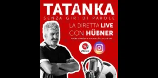 Oggi altro ospite d’eccezione alla terza puntata di “Tatanka. Senza giri di parole”, il talk sportivo di Stanleybet.news in collaborazione con la testata giornalistica Calciotime.it che ha come protagonista Dario Hübner, uno dei più grandi bomber del nostro Calcio