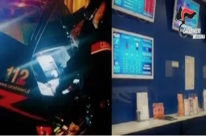 TENTATO FURTO CENTRO SCOMMESSE CC TAORMINA