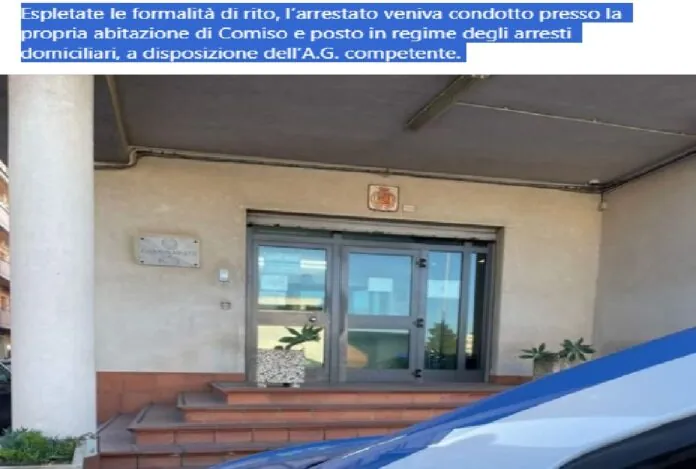 ARRESTO SORVEGLIATO SPECIALE PS VITTORIA