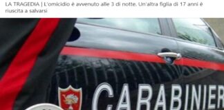 Un uomo di 54 anni ha ucciso, ad Altavilla Milicia (Palermo), la moglie e i due figli di 5 e 16 anni: un’altra figlia di 17 anni è riuscita salvarsi