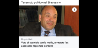 Tra i 12 arrestati al termine dell’operazione Asmundo c’è anche Giuseppe Sorbello, ex sindaco di Melilli, nonché ex assessore regionale, accusato dai carabinieri e dai magistrati della Procura distrettuale antimafia di Catania di aver “accettato la promessa di ottenere voti in cambio di denaro e dell’impegno ad operarsi per agevolare la scarcerazione del figlio di un affiliato” in occasione delle elezioni amministrative a Melilli nel 2022