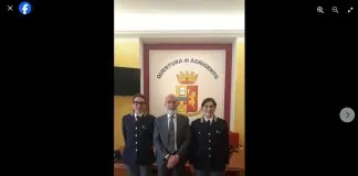Due funzionarie della Polizia di Stato assegnate alla Questura ed alla Sezione Polizia Stradale di Agrigento: si tratta del Vice Questore della Polizia di Stato Dr.ssa Giusy Interdonato che da oggi assume la reggenza della Divisione Anticrimine della Questura, in sostituzione del Primo Dirigente Dr. Daniele De Girolamo in quiescenza dal 1 aprile u.s. e del Commissario Capo Dr.ssa Sonia Zicari, assegnata alla direzione della Sezione Polizia Stradale di Agrigento, in sostituzione del Vice Questore Andrea Morreale che, dopo 11 anni, ha lasciato l’incarico per assumere la reggenza della Sezione Polizia Stradale di Palermo