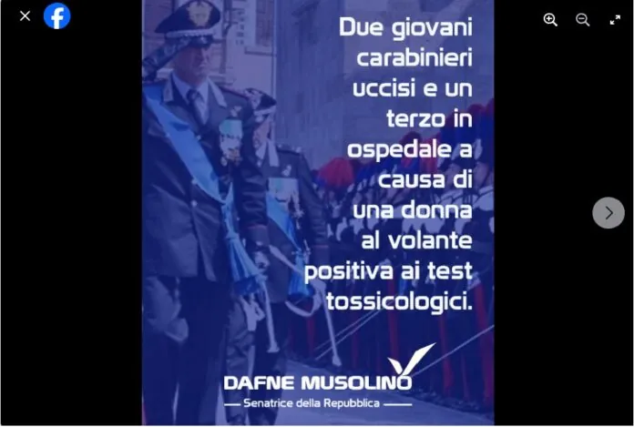 NOTA MUSOLINO CARABINIERI MORTI NEL SALERNITANO