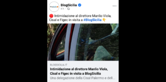 Una delegazione della Cisal Palermo e della Figec, la Federazione italiana giornalismo editoria e comunicazione aderente a Cisal, ha fatto visita ieri pomeriggio alla redazione palermitana di BlogSicilia per manifestare solidarietà al direttore Manlio Viola, la cui automobile venerdì scorso è stata danneggiata per la terza volta in meno di 50 giorni