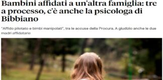 Era stata definita la “Bibbiano torinese”…, un presunto affido pilotato e il sospetto di una manipolazione su due bimbi nigeriani tolti alla famiglia – con la giustificazione di abusi sessuali – e dati a due mamme, una poliziotta e un’impiegata: la storia risale al 2013 e, dopo un procedimento civile, l’inchiesta penale – coordinata dal pubblico ministero Giulia Rizzo – ha ipotizzato a vario titolo i reati di falso, abuso d’ufficio, frode processuale, accesso abusivo al sistema informatico e anche la truffa ai danni non solo dei genitori biologici, ma anche del Comune di Torino che tra il 2013 e il 2021 ha erogato alle affidatarie 115mila euro di rimborso spese