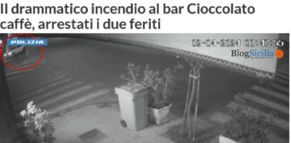 Sarebbero stati i due feriti nell’incendio dello scorso 4 aprile al bar Cioccolato caffè di Catania a causare intenzionalmente l’esplosione e il rogo che ha portato ad evacuare l’intero stabile sul lungomare etneo: a distanza di un mese e mezzo da quel terribile incendio scattano le manette per i presunti responsabili mentre viene mandato all’obbligo di dimora un terzo complice intervenuto in una seconda fase