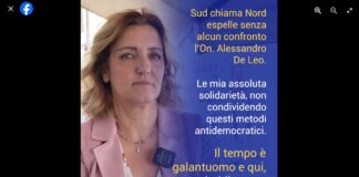 “Ci sono parole che devono essere maneggiate con cura, una di queste è la parola Libertà: Attenzione a proclamarsi paladini della Libertà se poi si adottano metodi dittatoriali… oggi (06 maggio 2024 – Nota di Redazione) pomeriggio è stata diffusa una Nota stampa per comunicare che l’on.le De Leo è stato espulso da ScN, senza neppure avvisarlo della decisione… ancora una volta è arrivata la conferma che per alcuni la Libertà è sempre solo e soltanto la propria e mai quella degli altri”