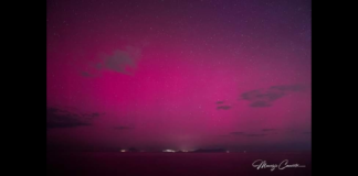 “L’aurora boreale “scende” fino a farsi vedere dalla nostra isola”
