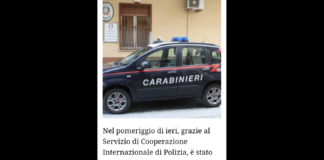 Nel pomeriggio di ieri, grazie al Servizio di Cooperazione Internazionale di Polizia, è stato estradato un pregiudicato di 44 anni: l’uomo è arrivato in Italia all’aeroporto di Fiumicino con un volo proveniente dalla Germania, dove aveva appena terminato un periodo di detenzione per reati commessi in quel paese