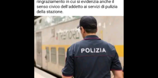 Gli agenti della Polizia Ferroviaria di Taormina hanno riconsegnato ad una distratta turista danese di 84 anni uno zaino che la stessa aveva dimenticato su una panchina della stazione ferroviaria