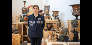 Ieri a Roma, sono state presentate presso l’Istituto Centrale per il Restauro, 600 opere d’arte rimpatriate dagli Stati Uniti dai Carabinieri per la Tutela del Patrimonio Culturale, dal valore economico stimato in circa 60 milioni di euro
