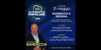 Oggi…, 31 maggio 2024, Stefano Bandecchi segretario nazionale di Alternativa Popolare… sarà a Messina con Paolo Alli, Massimo Romagnoli e Alfonso Alaimo