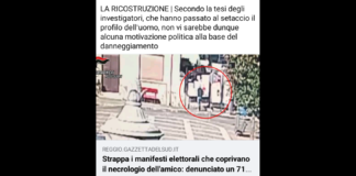 Nei giorni scorsi i carabinieri della Stazione di Varapodio, nel contesto di una rapida indagine di loro competenza hanno denunciato un 71enne del luogo, che il pomeriggio dello scorso sabato ha lacerato e rimosso gli stampati, da poco affissi per le vie del comune, con cui erano stati convocati i comizi elettorali per le consultazioni europee dell’8 e 9 giugno