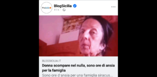 “Attenzione: la signora Mangano Angela non ha ancora fatto rientro e non abbiamo sue notizie… si ricerca una autovettura Toyota Yaris di colore bianco targata EV928ZH”