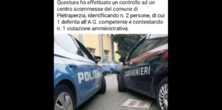 La Polizia di Stato di Enna, negli ultimi giorni, nell’ambito dei servizi di controllo per la prevenzione e il contrasto della criminalità mafiosa, ha attuato, nei Comuni di Barrafranca e Pietraperzia, interventi integrati multi livello di controllo del territorio mediante specifici moduli di coordinamento operativo tra le forze di Polizia