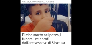 Sarà l’arcivescovo di Siracusa, Francesco Lomanto, a celebrare i funerali di Vincenzo Lantieri, il piccolo di 10 anni di Palazzolo Acreide, morto nei giorni scorsi a seguito della caduta in fondo ad un pozzo di circa 15 metri per metà ricoperto d’acqua