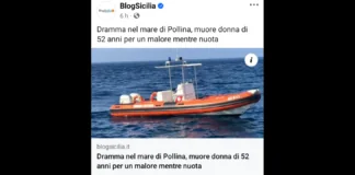 E’ morta mentre stava nuotando nel palermitano: Daniela Lombardo 52 anni è deceduta per un malore… l’intervento dei militari della Capitaneria di Porto e i sanitari del 118 nulla hanno potuto per salvarla