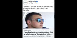 Il cordoglio per la morte avvenuta ieri a Vulcano, del 22enne messinese Alberto De Domenico: la città di Messina è immersa nel dolore per la scomparsa del giovane stroncato da un malore mentre era in vacanza alle Isole Eolie