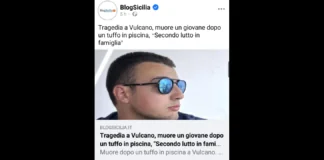 Il cordoglio per la morte avvenuta ieri a Vulcano, del 22enne messinese Alberto De Domenico: la città di Messina è immersa nel dolore per la scomparsa del giovane stroncato da un malore mentre era in vacanza alle Isole Eolie