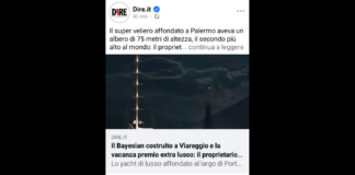 Il Bayesian, il veliero di lusso affondato nella notte al largo di Palermo a causa di una tromba d’aria e del maltempo che l’ha colpita mentre si trovava in rada davanti al piccolo centro di Porticello, è una grande barca a vela costruita dal cantiere Perini navi Viareggio nel febbraio 2008