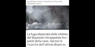 Sono riprese per il quinto giorno consecutivo le ricerche per cercare l’ultima dispersa del naufragio del veliero Bayesian affondato nel mare di Porticello nel Palermitano