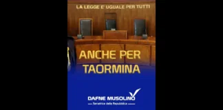 “Se non fosse triste che un Sindaco e quindi un rappresentante dello Stato arrivi a sopprimere di fatto il Corpo di Polizia Municipale regolamentato dallo Statuto del Comune senza passare nemmeno per il Consiglio Comunale, pensando di avere il potere di poter fare tutto quello che vuole come in tempi che pensavamo di esserci lasciati alle spalle…ci sarebbe da ridere perché sembra di assistere a una farsa: Ma la legge, per fortuna, è uguale per tutti, compresa Taormina”