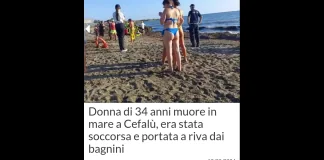 Nelle scorse ore…, una giovane 34enne si è sentita male in mare a Cefalù: è stata soccorsa e portata a riva dai bagnini