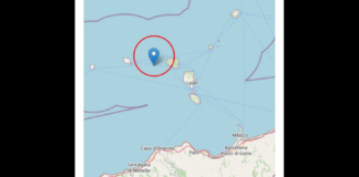 I sismografi della Sala operativa dell’INGV – Osservatorio Etneo, hanno registrato una scossa di terremoto di magnitudo 2.8 alle 13:03 di oggi, al largo dell’isola di Salina