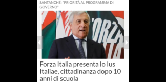 “Per essere italiani, bisogna conoscere l’italiano, la storia, la geografia, la costituzione e l’educazione civica”