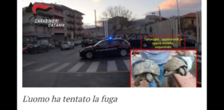 I carabinieri della compagnia di Randazzo nelle ore scorse…, hanno arrestato per spaccio e resistenza un 45enne di Piedimonte Etneo, in provincia di Catania, dopo averlo trovato in possesso di alcuni grammi di marijuana e cocaina, oltre a 410 euro in contanti, per strada… ed a monete antiche unitamente ad esemplari protetti di tartarughe dentro casa