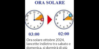 Anche in Sicilia, come ogni anno, il passaggio dall’ora legale all’ora solare avverrà nella notte tra sabato 26 e domenica 27 ottobre: alle 3:00 di notte, le lancette dell’orologio dovranno essere portate indietro di un’ora, segnando quindi le 2:00… questo cambio ci permetterà di dormire un’ora in più