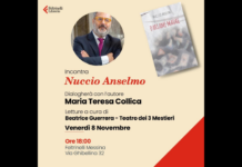 La libreria Feltrinelli di Messina (Via Ghibellina n. 32) ospiterà venerdì 8 novembre alle 18.00 la presentazione di “Parlami Madre”, il nuovo libro di poesie e racconti brevi del giornalista messinese Nuccio Anselmo, pubblicato lo scorso mese di maggio da La Feluca Edizioni… dialogherà con l’autore Maria Teresa Collica, mentre le letture saranno affidate a Beatrice Guerrera del Teatro dei 3 Mestieri