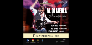 Prosegue con grande partecipazione di pubblico la Stagione musicale del Teatro Vittorio Emanuele di Messina che domani, venerdì 15 novembre, alle ore 21, accoglierà la performance di Al Di Meola, Acoustic trio in concerto