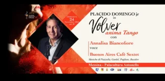 𝐃𝐎𝐌𝐄𝐍𝐈𝐂𝐀 𝟐𝟒 𝐍𝐎𝐕𝐄𝐌𝐁𝐑𝐄 alle 𝐨𝐫𝐞 𝟏𝟖 al Palacultura Antonello da Messina, 𝐕𝐎𝐋𝐕𝐄𝐑, 𝐀𝐧𝐢𝐦𝐚 𝐓𝐚𝐧𝐠𝐨, spettacolo multidisciplinare fatto di Musica, Tango, Canto e momenti teatrali con protagonista il tenore 𝐏𝐥𝐚𝐜𝐢𝐝𝐨 𝐃𝐎𝐌𝐈𝐍𝐆𝐎 𝐣𝐫. che sarà affiancato dalla cantante e attrice 𝐀𝐧𝐧𝐚𝐥𝐢𝐬𝐚 𝐁𝐈𝐀𝐍𝐂𝐎𝐅𝐈𝐎𝐑𝐄, che dello spettacolo è regista e autrice